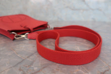 Load image into Gallery viewer, HERMES  EVELYNE TPM Clemence leather Rouge pivoine X Engraving Shoulder bag 800070081
