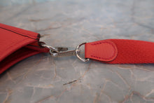 Load image into Gallery viewer, HERMES  EVELYNE TPM Clemence leather Rouge pivoine X Engraving Shoulder bag 800070081
