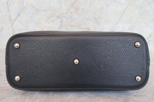 HERMES／BOLIDE 31 Clemence leather Black □J Engraving Shoulder bag 700100018