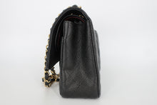 画像をギャラリービューアに読み込む, CHANEL/シャネル マトラッセWフラップWチェーンショルダーバッグ キャビアスキン ブラック/ゴールド金具 ショルダーバッグ 800100121
