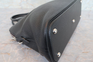 HERMES／BOLIDE 31 Clemence leather Black □J Engraving Shoulder bag 700100018