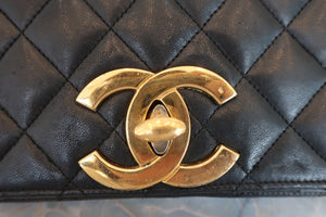 CHANEL/シャネル デカココチェーンショルダーバッグ ラムスキン ブラック/ゴールド金具 ショルダーバッグ 700080196