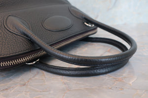 HERMES／BOLIDE 31 Clemence leather Black □J Engraving Shoulder bag 700100018
