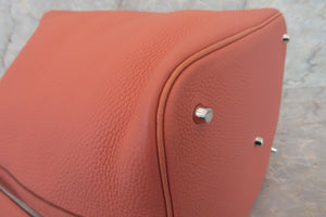 HERMES／エルメス ピコタンロックGM トリヨンクレマンス ロージー □R刻印 ハンドバッグ 700070277