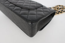 画像をギャラリービューアに読み込む, CHANEL/シャネル マトラッセWフラップWチェーンショルダーバッグ キャビアスキン ブラック/ゴールド金具 ショルダーバッグ 800100121
