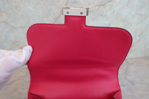 HERMES／エルメス コンスタンス3 ミニ シェーブル ローズメキシコ Z刻印 ショルダーバッグ 700050097