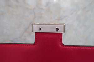 HERMES／エルメス コンスタンス3 ミニ シェーブル ローズメキシコ Z刻印 ショルダーバッグ 700050097