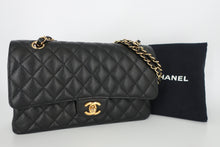 画像をギャラリービューアに読み込む, CHANEL/シャネル マトラッセWフラップWチェーンショルダーバッグ キャビアスキン ブラック/ゴールド金具 ショルダーバッグ 800100121
