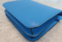 将图片加载到图库查看器，HERMES CONSTANCE3 24 Evercolor leather Mykonos A刻印 Shoulder bag 600060084
