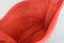 Load image into Gallery viewer, HERMES  EVELYNE TPM Clemence leather Rouge pivoine X Engraving Shoulder bag 800070081
