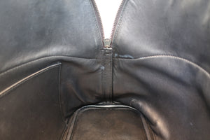 HERMES／BOLIDE 31 Clemence leather Black □J Engraving Shoulder bag 700100018