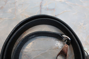 HERMES／BOLIDE 31 Clemence leather Black □J Engraving Shoulder bag 700100018