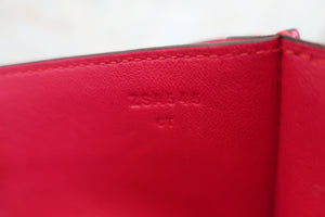 HERMES／エルメス コンスタンス3 ミニ シェーブル ローズメキシコ Z刻印 ショルダーバッグ 700050097