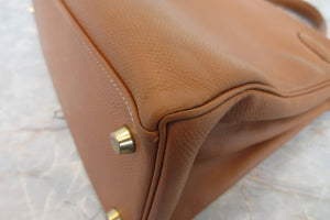 HERMES KELLY 32 Graine Couchevel leather Gold 〇X刻印 Shoulder bag 700010020