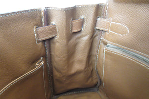 HERMES KELLY 32 Graine Couchevel leather Gold 〇X刻印 Shoulder bag 700010020