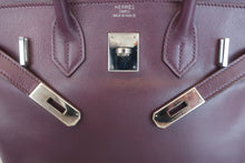 将图片加载到图库查看器，HERMES BIRKIN 30 Graine Couchevel leather Raisin □F刻印 Hand bag 600100032
