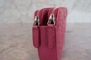 CHANEL/シャネル カメリアチェーンウォレット ラムスキン ピンク/シルバー金具 ショルダーバッグ 700090003
