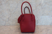 将图片加载到图库查看器，HERMES LINDY 26 Togo leather Rouge Grenet C刻印 Shoulder bag 600110086
