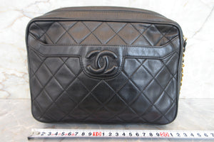 CHANEL/シャネル マトラッセフリンジチェーンショルダーバッグ ラムスキン ブラック/ゴールド金具 ショルダーバッグ 700070212