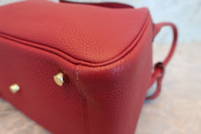 将图片加载到图库查看器，HERMES LINDY 26 Togo leather Rouge Grenet C刻印 Shoulder bag 600110086
