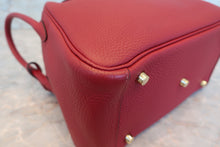 将图片加载到图库查看器，HERMES LINDY 26 Togo leather Rouge Grenet C刻印 Shoulder bag 600110086
