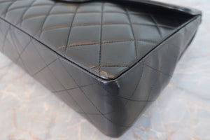 CHANEL/シャネル 中マトラッセシングルフラップチェーンショルダーバッグ ラムスキン ブラック/ゴールド金具 ショルダーバッグ 700080219