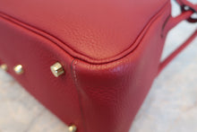 将图片加载到图库查看器，HERMES LINDY 26 Togo leather Rouge Grenet C刻印 Shoulder bag 600110086
