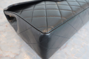 CHANEL/シャネル 中マトラッセシングルフラップチェーンショルダーバッグ ラムスキン ブラック/ゴールド金具 ショルダーバッグ 700080219