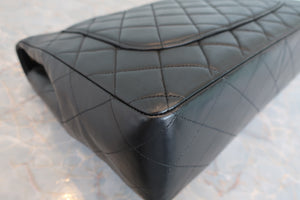 CHANEL/シャネル 中マトラッセシングルフラップチェーンショルダーバッグ ラムスキン ブラック/ゴールド金具 ショルダーバッグ 700080219
