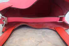 Load image into Gallery viewer, HERMES PICOTIN LOCK CASAQUE 2PM Clemence leather Rose mexico/Rose extreme/Rouge de coeur Y Engraving Hand bag 700120206
