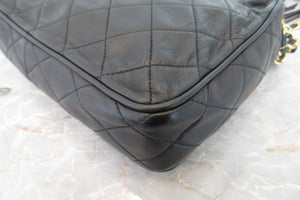 CHANEL/シャネル マトラッセフリンジチェーンショルダーバッグ ラムスキン ブラック/ゴールド金具 ショルダーバッグ 700070212