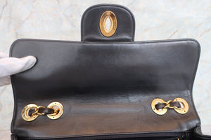CHANEL/シャネル 中マトラッセシングルフラップチェーンショルダーバッグ ラムスキン ブラック/ゴールド金具 ショルダーバッグ 700080219
