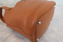 将图片加载到图库查看器，HERMES PICOTIN LOCK PM Clemence leather Gold □O刻印 Hand bag 800070135
