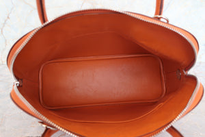 HERMES／BOLIDE 31 Chevre myzore goatskim Orange □I Engraving Shoulder bag 700100047