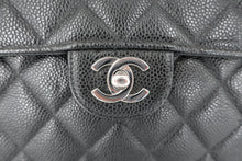 画像をギャラリービューアに読み込む, CHANEL/シャネル 中マトラッセシングルフラップＷチェーンショルダーバッグ キャビアスキン ブラック/シルバー金具 ショルダーバッグ 800100155
