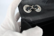 画像をギャラリービューアに読み込む, CHANEL/シャネル 中マトラッセシングルフラップＷチェーンショルダーバッグ キャビアスキン ブラック/シルバー金具 ショルダーバッグ 800100155
