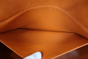 HERMES／BOLIDE 31 Chevre myzore goatskim Orange □I Engraving Shoulder bag 700100047