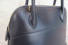 Load image into Gallery viewer, HERMES／BOLIDE 27 Box carf leather Blue Indigo Hand bag 6000100031
