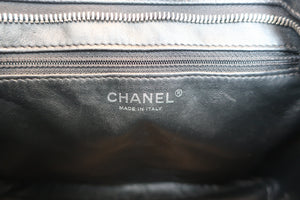 CHANEL/シャネル 復刻トート キャビアスキン ブラック/シルバー金具 トートバッグ 600070161