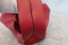 Load image into Gallery viewer, HERMES PICOTIN LOCK PM Clemence leather Rouge garance Hand bag 700120177
