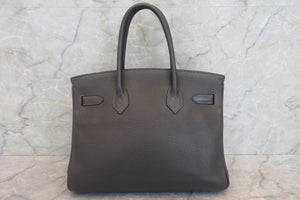 HERMES BIRKIN 30 Clemence leather Graphite □J刻印 Graphite 600120310