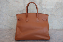 画像をギャラリービューアに読み込む, HERMES／エルメス バーキン35 クシュベル ゴールド □D刻印 ハンドバッグ 800060047
