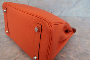 HERMES／エルメス バーキン25 トゴ フー T刻印 ハンドバッグ 700060196
