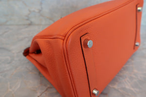 HERMES／エルメス バーキン25 トゴ フー T刻印 ハンドバッグ 700060196