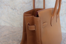 画像をギャラリービューアに読み込む, HERMES／エルメス バーキン35 アルデンヌ ナチュラル □F刻印 ハンドバッグ 800030035
