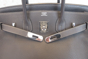 HERMES BIRKIN 30 Clemence leather Graphite □J刻印 Graphite 600120310