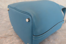 将图片加载到图库查看器，HERMES PICOTIN PM Clemence leather Blue jean Hand bag 600060162
