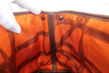 Load image into Gallery viewer, HERMES GARDEN TWILLY TPM Swift leather Havane □I Engraving Tote bag 800070161
