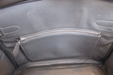 将图片加载到图库查看器，HERMES BIRKIN 30 Clemence leather Graphite □J刻印 Graphite 600120310
