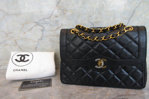 CHANEL/シャネル パリ限定ミニマトラッセダブルフラップチェーンショルダーバッグ ラムスキン ブラック/ゴールド金具 ショルダーバッグ 700070274